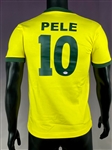 Edson Pelé Full Name Signature on Brazil National Team Jersey