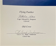 Bud Anderson and Bill Overstreet Signed Fallen Comreades of the 357th FG Stan Stokes Aviation LARGE Artwork (AI Verified)