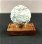 Astronaut Alan Bean Signed Baseball-Sized Moon Replica (PSA/DNA)