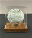 Astronaut Alan Bean Signed Baseball-Sized Moon Replica (PSA/DNA)