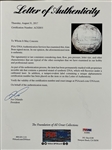 Astronaut Alan Bean Signed Baseball-Sized Moon Replica (PSA/DNA)
