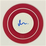Matt Damon Signed Poker Chip in <em>Rounders</em> Framed Display (PSA/DNA)