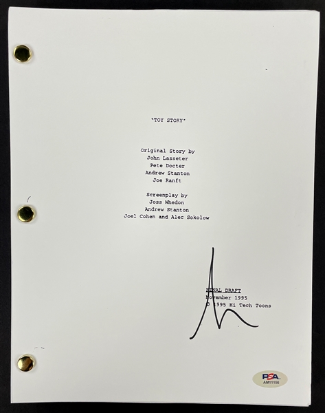 Tim Allen (Buzz Lightyear) Signed Copy of <em>Toy Story</em> Script (PSA/DNA)