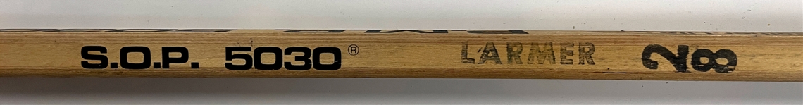 Steve Larmer Game Issued Sher-Wood P.M.P. 5030 Hockey Stick 