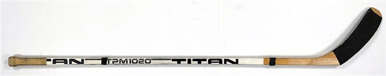 Mike Gartner Game Used Titan TPM 120 Hockey Stick 