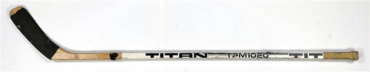 Mike Gartner Game Used Titan TPM 120 Hockey Stick 