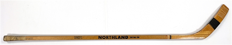 Bill White 1971-1972 Chicago Blackhawks Team Signed Game Used Northland Custom Pro Hockey Stick Signed by Tony Esposito, Dennis Hull and Others (11 Signatures) (BAS) 