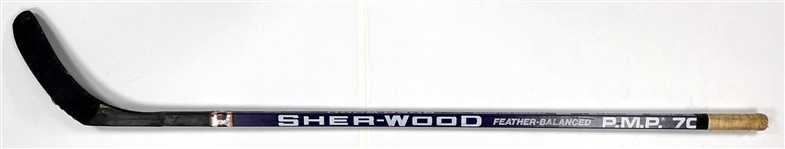 Martin Gélinas Game Used Sher-Wood 7000 Hockey Stick