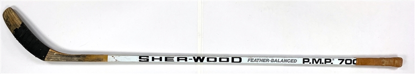 John Tonelli Game Used Sher-Wood 7000 Hockey Stick (4X Stanely Cup Winner)
