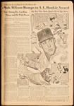 Original Murray Olderman <em>Sporting News</em> Artwork of Bob Allison
