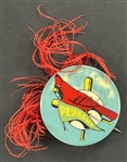 1930s St. Louis Cardinals Pinback - With Original Tassles! Gashouse Gang Era