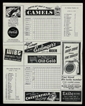 1945 City Series Philadelphia Athletics and Phillies Shibe Park Program - Rarely Seen One Game Series Program