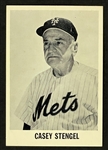 1965 "Dugan Brothers Bakery" Casey Stengel Card - Celebrating His Retirement