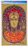 1967 Big Brother & The Holding Company Concert Poster (BG-65-OP-1) - Encapsulated CGC 9.0 - Signed by Artist Bonnie MacLean - Bill Graham Presents Fillmore Auditorium