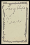 1909 Larry Pape Carl Horner Photograph - Used for 1912 Colgan's Chip Tin Tops Card