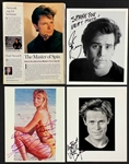 Hollywood Actors Autograph Collection of 14 Incl. Michael J. Fox, Jim Carrey and Others (BAS)