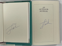 President Jimmy Carter Signed Books - <em>The Virtues of Aging</em> and <em>An Outdoor Journal</em> (BAS)