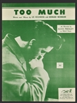 1950's - 1960's Elvis Presley Sheet Music Collection of 6 Incl. Heartbreak Hotel, Love Me Tender and Others