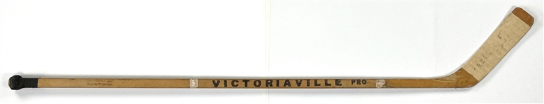 Phil Esposito Game Used Rookie Era Victoriaville Pro Game Used Hockey Stick