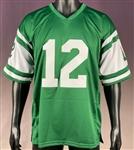 Joe Namath Signed New York Jets #12 NAMATH Lifetime Stats Jersey (JSA)