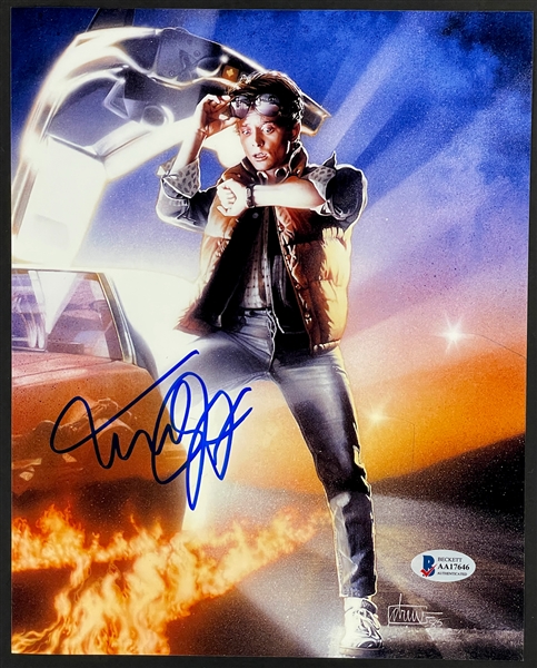 Michael J. Fox Signed <em>Back to the Future</em> 8x10 Photo (BAS)