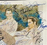 Elvis Presley Poster Signed by More than 70 of His Band Members, Memphis Mafia, Family and Friends! (BAS)