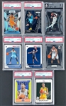 2007-2019 Panini Basketball Graded Collection Including Ja Morant (4), Zion Williamson, Anthony Davis and Others (8 Cards)