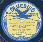Coleman Hawkins Twice-Signed 1936 Bluebird 78 RPM Single Tailspin Blues