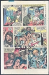 Alice Cooper Signed Page from 1979 <em>Marvel Premiere #50 Alice Cooper</em> (BAS)