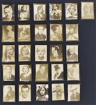 1935 Aguilitas Estrellas Del Cine Collection of 62 Different Incl. Clark Gable, Katherine Hepburn, Joan Crawford and Others