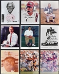 NFL and NCAA Players and Coaches Signed Collection of 21 Incl. Gale Sayers, Johnny Unitas, Bobby Bowden, Lou Holtz and Others (BAS)