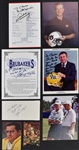 NFL and NCAA Players and Coaches Signed Collection of 21 Incl. Gale Sayers, Johnny Unitas, Bobby Bowden, Lou Holtz and Others (BAS)
