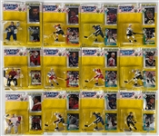 1993 Starting Lineup Hockey Two Complete Sets (12/12) and One Near Set (7/12) (34 Total Figures)