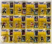 1993 Starting Lineup Hockey Two Complete Sets (12/12) and One Near Set (7/12) (34 Total Figures)