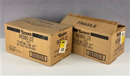 1994 Starting Lineup Hockey Complete Sets (20/20) and One Near Set (15/20) (48 Total Figures Plus 2 Kenner Shipping Cases)