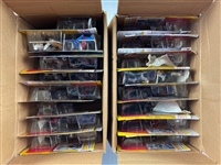 1994 Starting Lineup Hockey Complete Sets (20/20) and One Near Set (15/20) (48 Total Figures Plus 2 Kenner Shipping Cases)