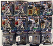 2000 and 2001 Starting LIneup Collection of 81 Incl. Six Hasbro Shipping Cases