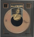 Albert Collins Band-Signed Drum Head with Bobby Keys, Clifford Antone, Gerage Rains and Derek OBrian (BAS)