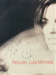 Liza Minelli Signed 1989 LP <em>Results</em> (BAS)