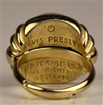 1956 Rare Elvis Presley Enterprises 18K Gold-Plated Adjustable Bubble Ring