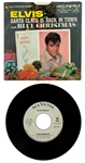 1960's Group of 8 Elvis Presley RCA Victor White and Yellow Label  “Not For Sale” 45 RPM Singles with Picture Sleeves (8 Different) 