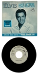 1960's Group of 8 Elvis Presley RCA Victor White and Yellow Label  “Not For Sale” 45 RPM Singles with Picture Sleeves (8 Different) 