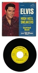 1960's Group of 8 Elvis Presley RCA Victor White and Yellow Label  “Not For Sale” 45 RPM Singles with Picture Sleeves (8 Different) 