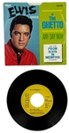 1960's Group of 8 Elvis Presley RCA Victor White and Yellow Label  “Not For Sale” 45 RPM Singles with Picture Sleeves (8 Different) 
