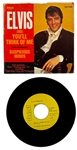 1960's Group of 8 Elvis Presley RCA Victor White and Yellow Label  “Not For Sale” 45 RPM Singles with Picture Sleeves (8 Different) 