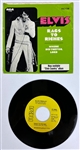 1970's Group of 10 Elvis Presley RCA Victor Yellow and Tan Label  “Not For Sale” 45 RPM Singles with Picture Sleeves (10 DIfferent)