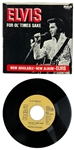 1970's Group of 10 Elvis Presley RCA Victor Yellow and Tan Label  “Not For Sale” 45 RPM Singles with Picture Sleeves (10 DIfferent)
