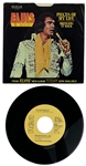 1970's Group of 10 Elvis Presley RCA Victor Yellow and Tan Label  “Not For Sale” 45 RPM Singles with Picture Sleeves (10 DIfferent)