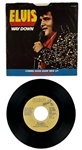 1970's Group of 10 Elvis Presley RCA Victor Yellow and Tan Label  “Not For Sale” 45 RPM Singles with Picture Sleeves (10 DIfferent)