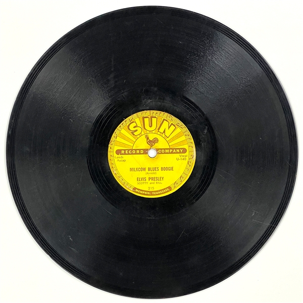 1954 Elvis Presley SUN Records 78 RPM Single "Milkcow Blues Boogie" / "Youre a Heartbreaker"